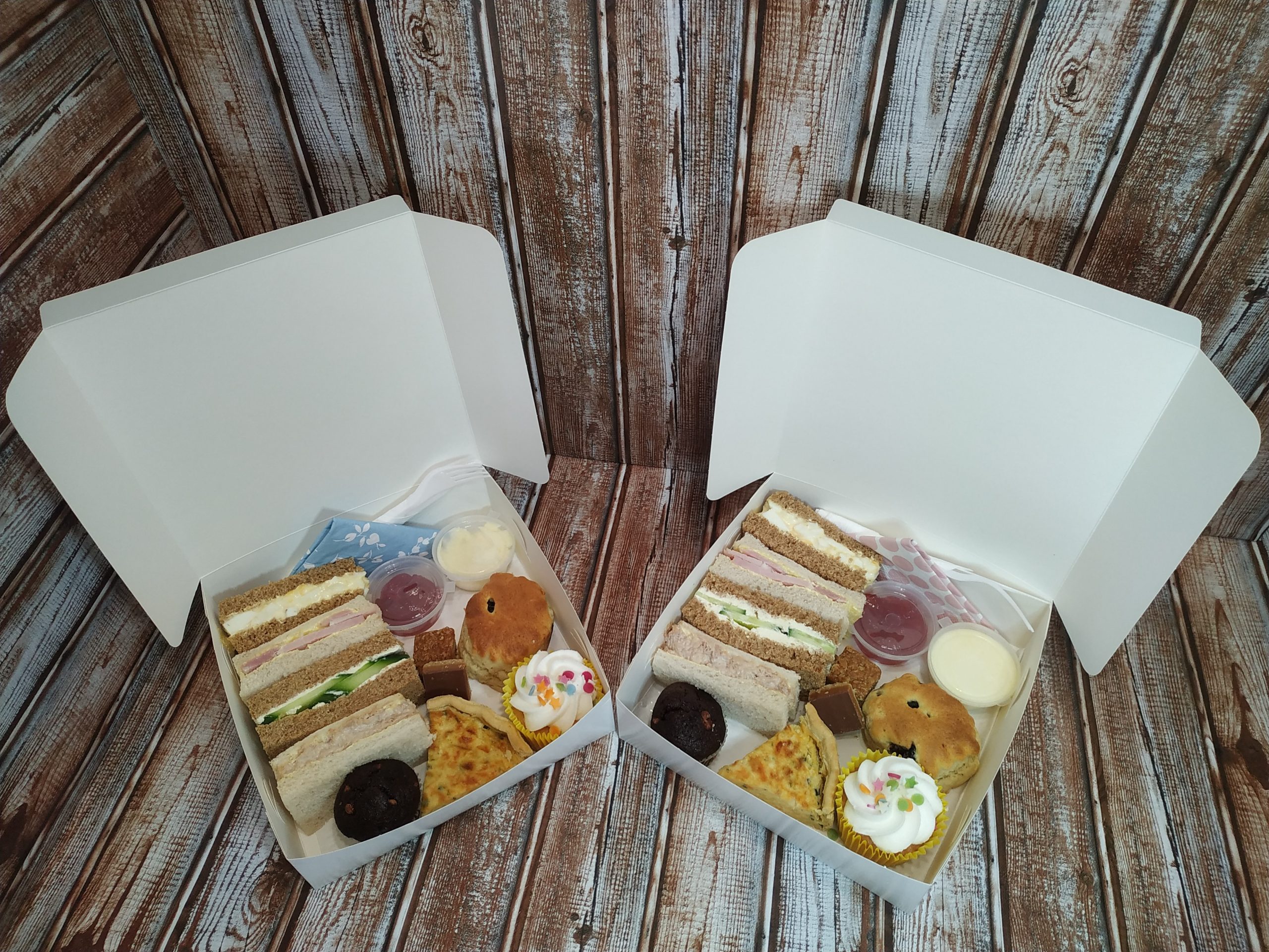 Afternoon Tea Box available to pre-order from Sandwich in the Square