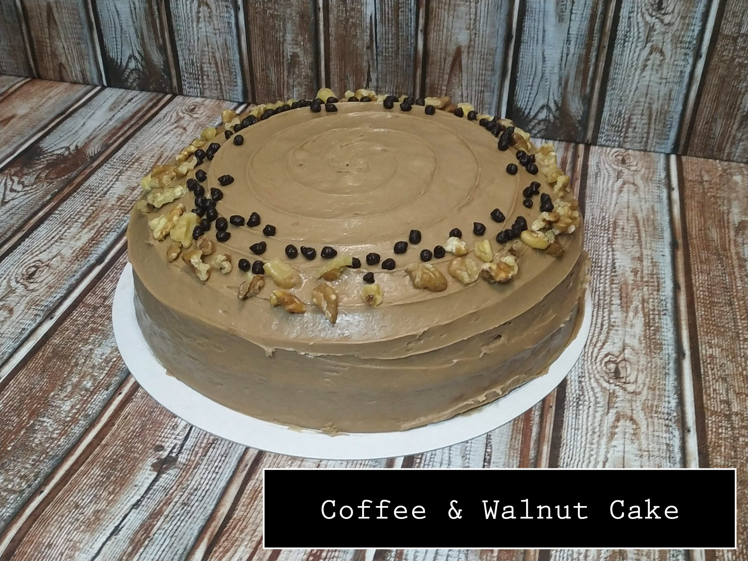 Coffee & Walnut Cake by Sandwich in the Square