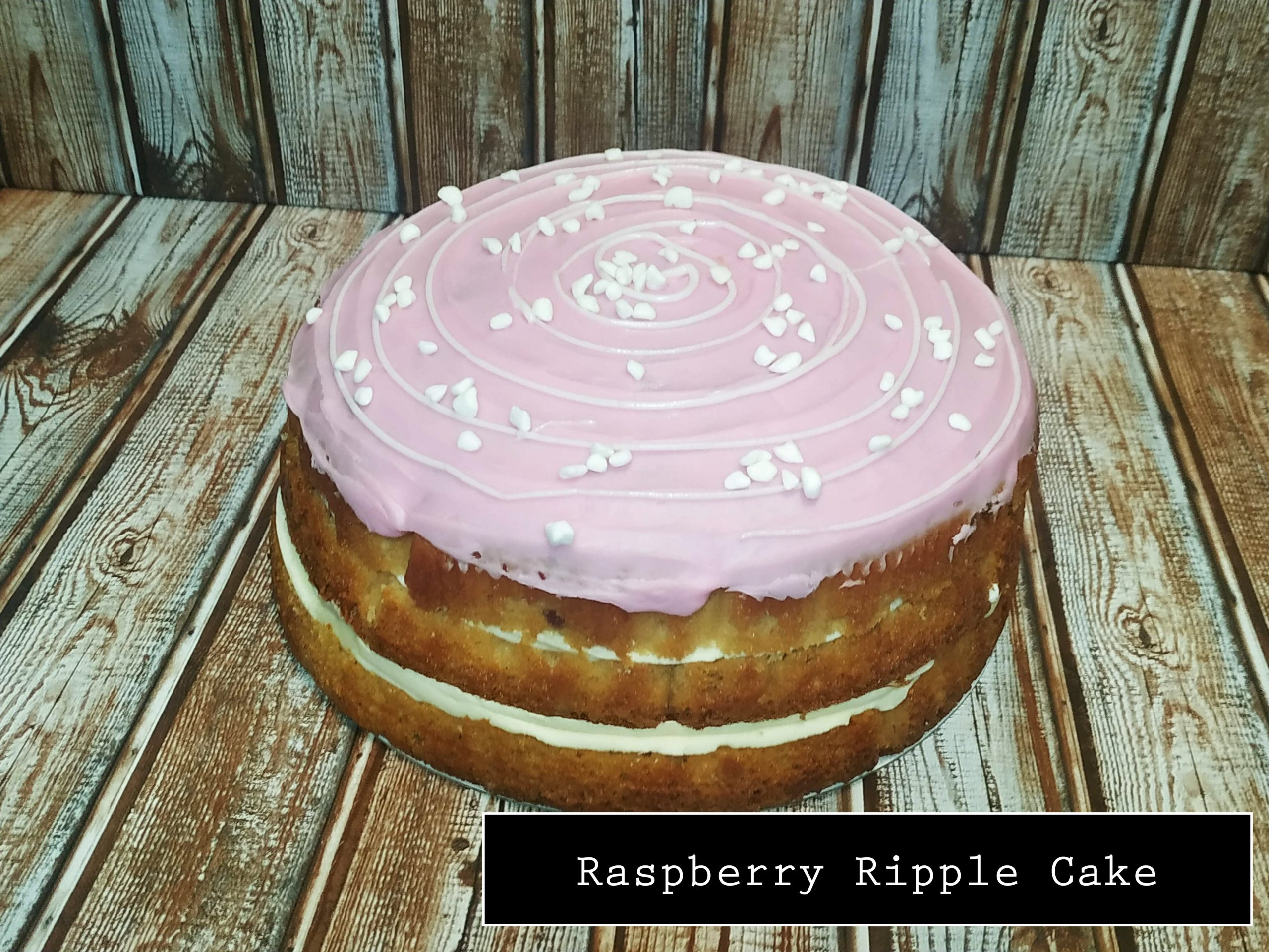 Raspberry Ripple Cake by Sandwich in the Square