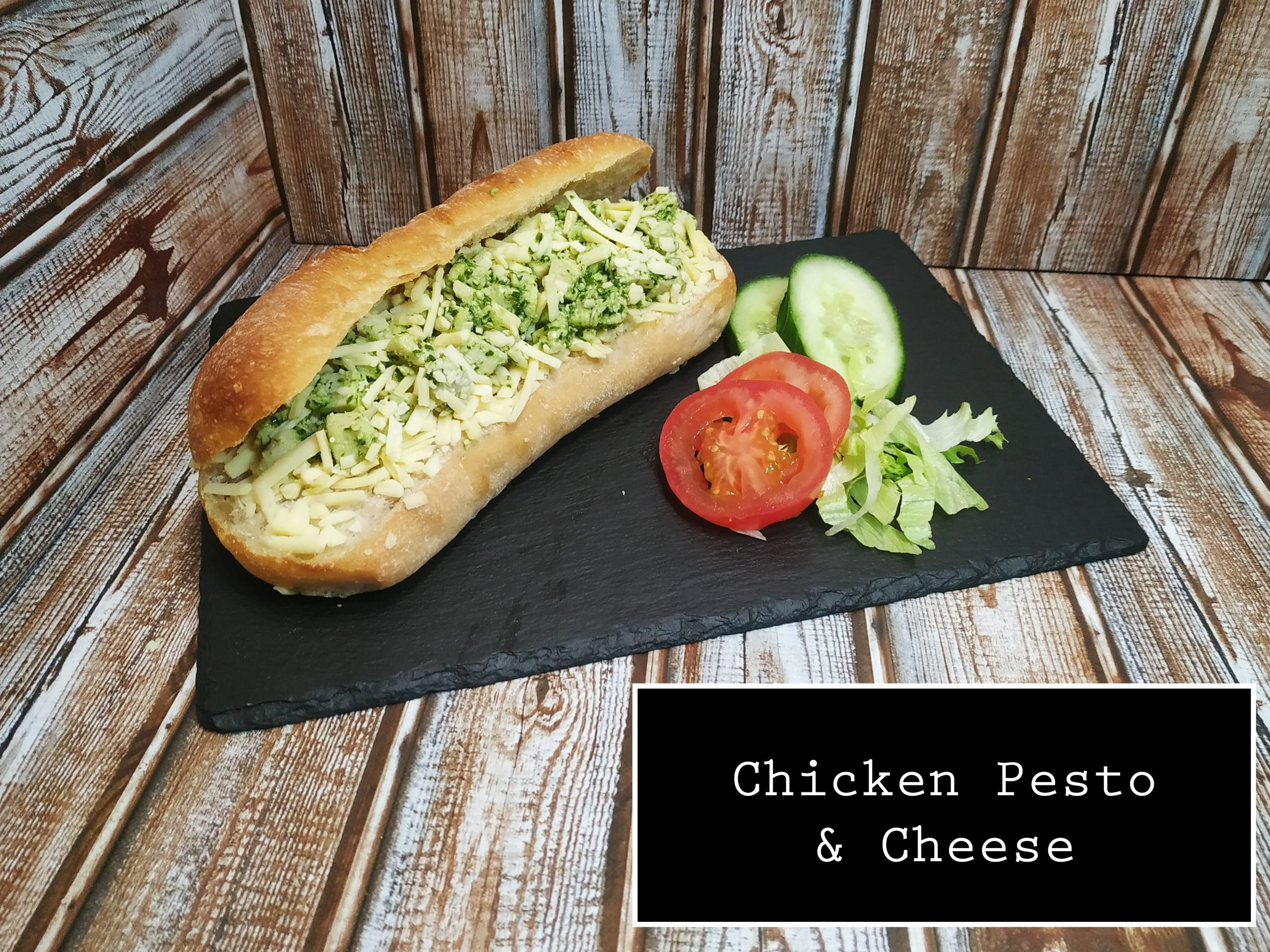 Chicken Pesto & Cheese  Panini by Sandwich in the Square